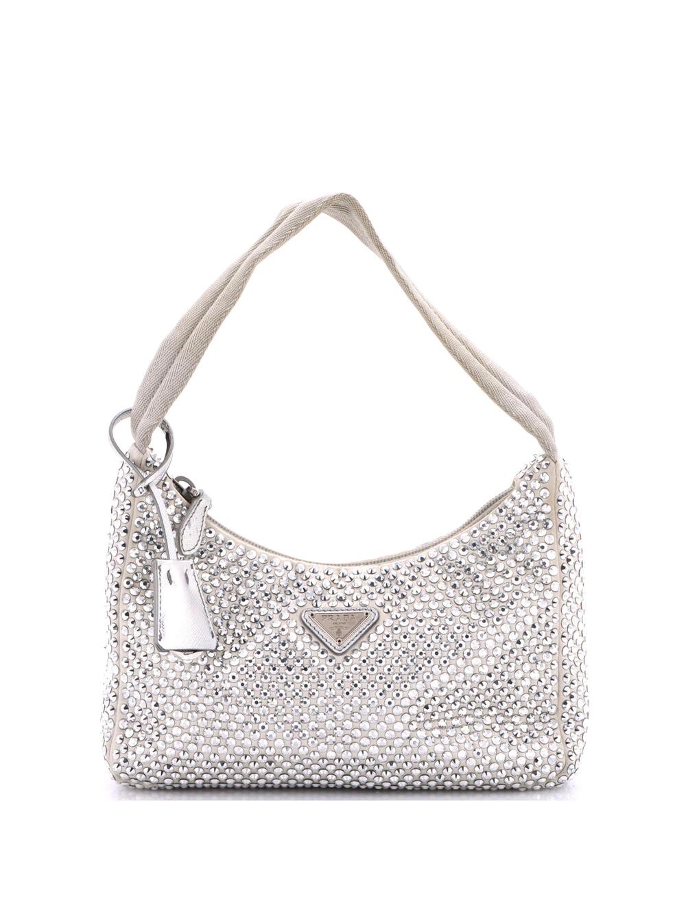 Prada Re-Edition Hobo Crystal #238639P22B